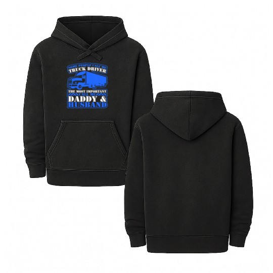 Most Important People Call Me Daddy Husband Cool Double Sided Mineral Wash Hoodies