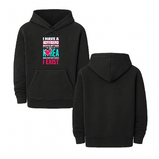 K-Pop K-Drama Korean Pop Music Double Sided Mineral Wash Hoodies