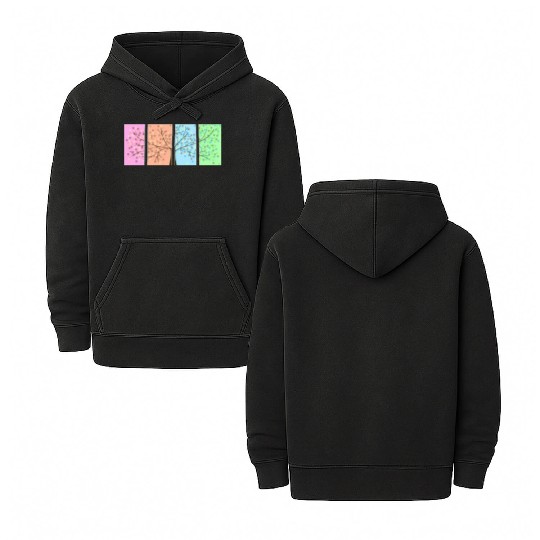 Four Seasons Double Sided Mineral Wash Hoodies