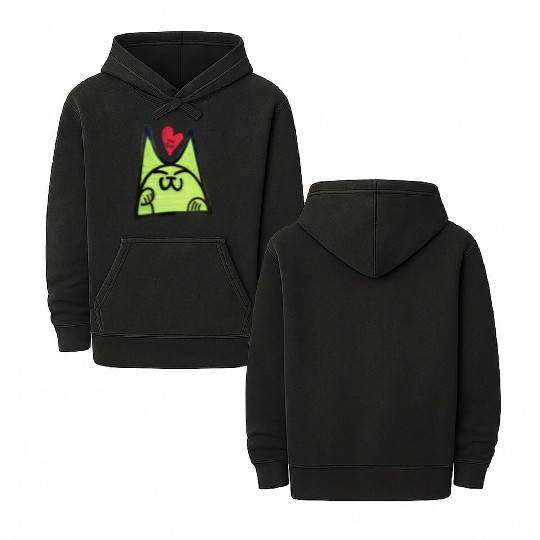 Graffiti cat Double Sided Mineral Wash Hoodies