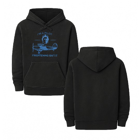 I M A PILOT Double Sided Mineral Wash Hoodies