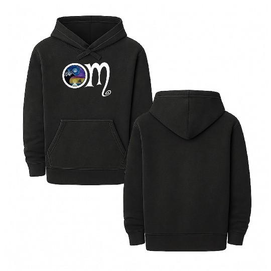OM Ying Yang Double Sided Mineral Wash Hoodies