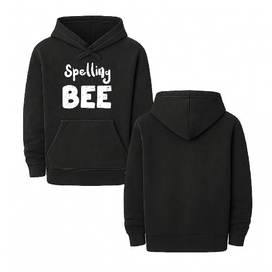 Spelling Bee - Teacher Double Sided Mineral Wash Hoodies