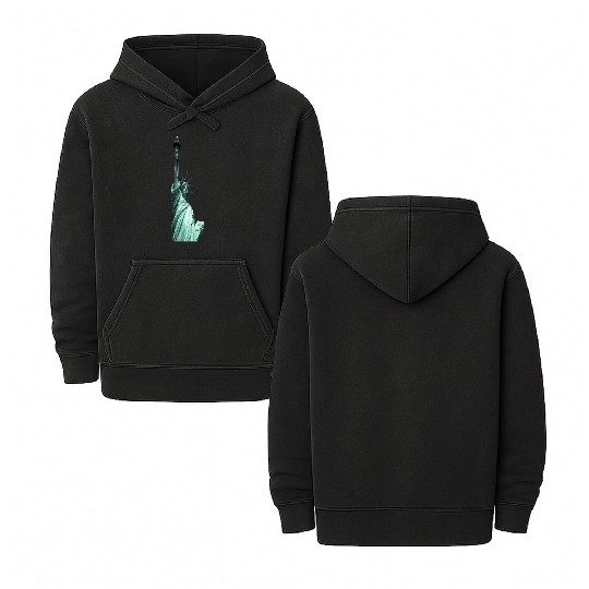 statue of liberty Double Sided Mineral Wash Hoodies