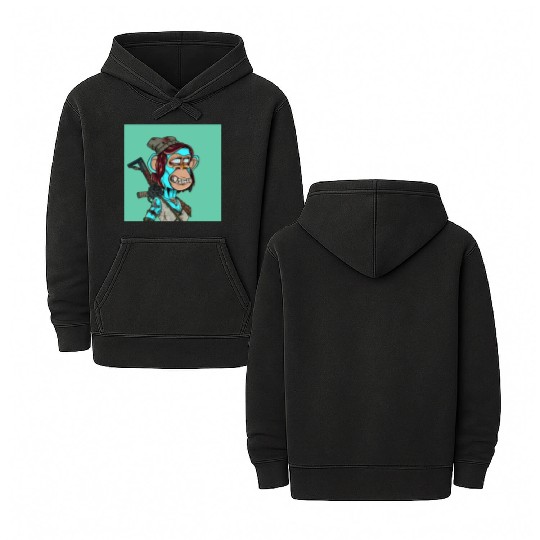 Zombie Queen Double Sided Mineral Wash Hoodies