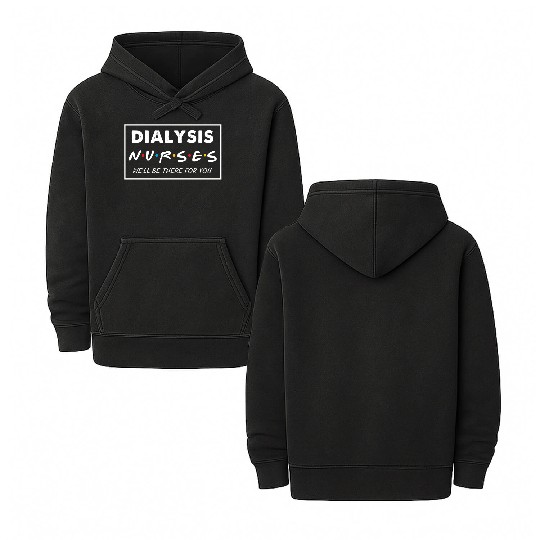 Dialysis Nurse Double Sided Mineral Wash Hoodies