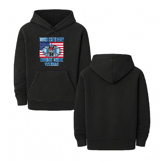 Combat Medic 2nd Award Memorable Us Double Sided Mineral Wash Hoodies