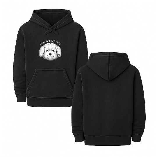 Dog Lover - I Love My Bichon Frise Double Sided Mineral Wash Hoodies