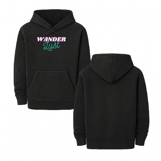 Wanderlust Double Sided Mineral Wash Hoodies