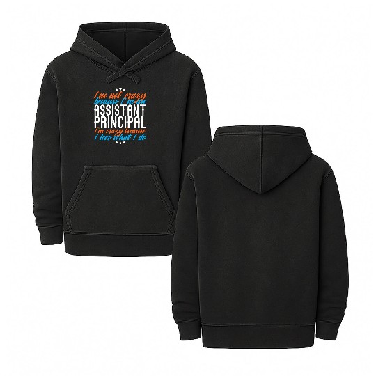 Assistant Principal Double Sided Mineral Wash Hoodies