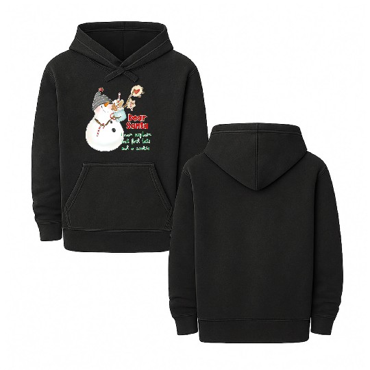 Dear Santa I can explain Double Sided Mineral Wash Hoodies