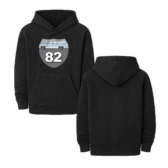 82 Light Blue Double Sided Mineral Wash Hoodies