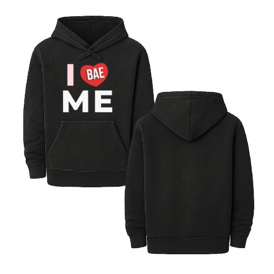 I Love Me 4 Double Sided Mineral Wash Hoodies