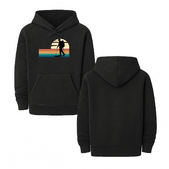 Hiking Mens Colorful Double Sided Mineral Wash Hoodies