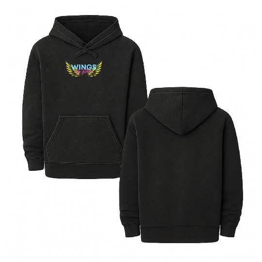 Wings of fire Double Sided Mineral Wash Hoodies