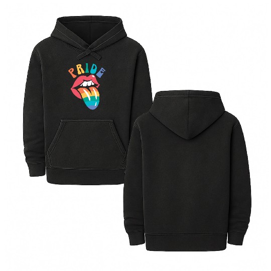 Gay Rights Rainbow Pride Month LGBTQ Gay Pride Double Sided Mineral Wash Hoodies