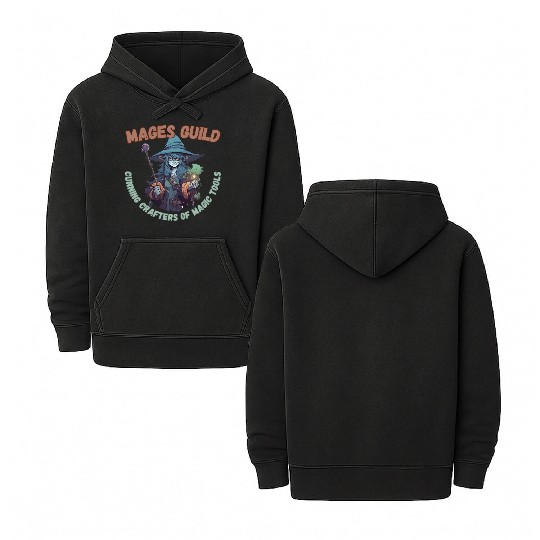 Mages Guild, Magic Tools Double Sided Mineral Wash Hoodies