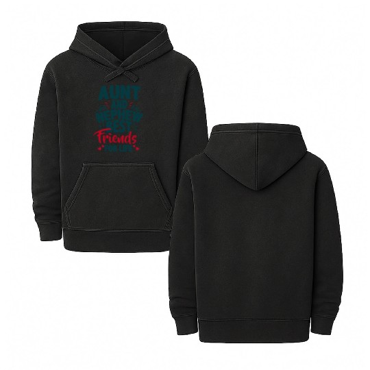 Aunt And Nephew Best Friends Double Sided Mineral Wash Hoodies