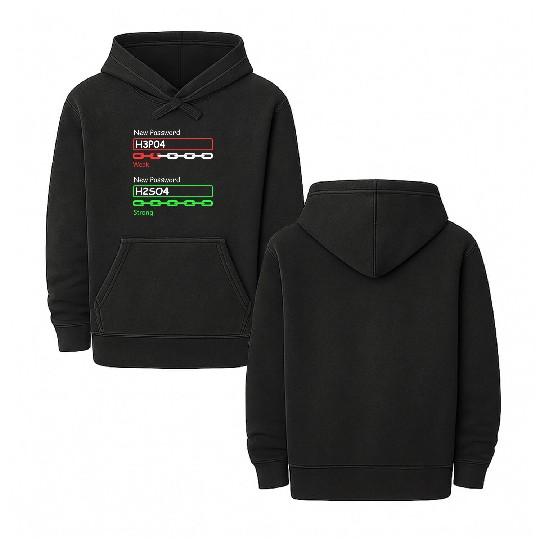 Chemist Science Teacher Student Chemistry Double Sided Mineral Wash Hoodies