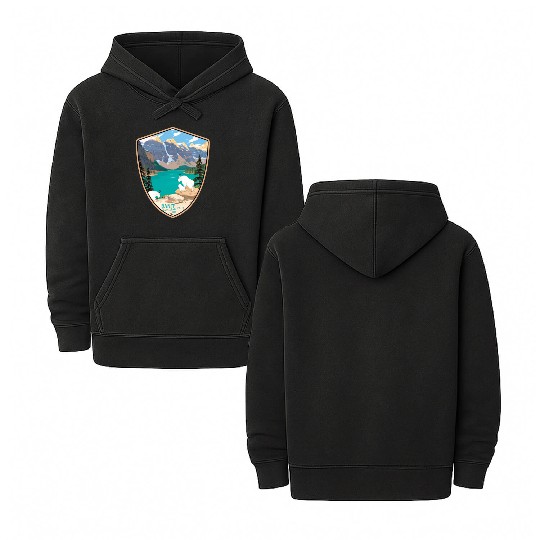 Banff national park Double Sided Mineral Wash Hoodies