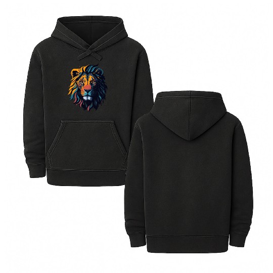 Lion king Double Sided Mineral Wash Hoodies