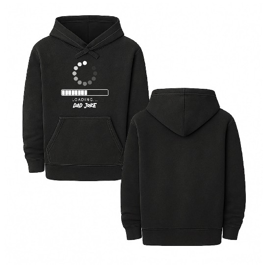 Dad joke Loading Double Sided Mineral Wash Hoodies