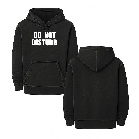 Do Not Disturb - Airplane Airport Train Subway Double Sided Mineral Wash Hoodies