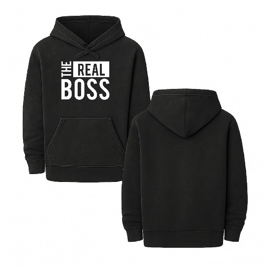 The Real Boss Double Sided Mineral Wash Hoodies