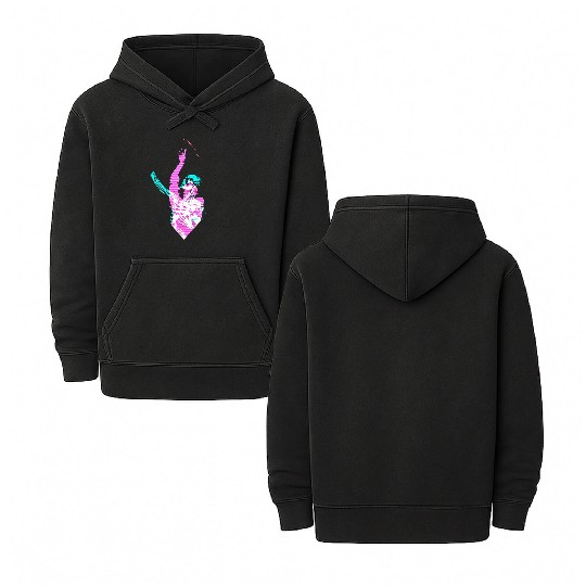 Creepy Pastel Goth Vaporwave Egirl Eboy Glitched S Double Sided Mineral Wash Hoodies