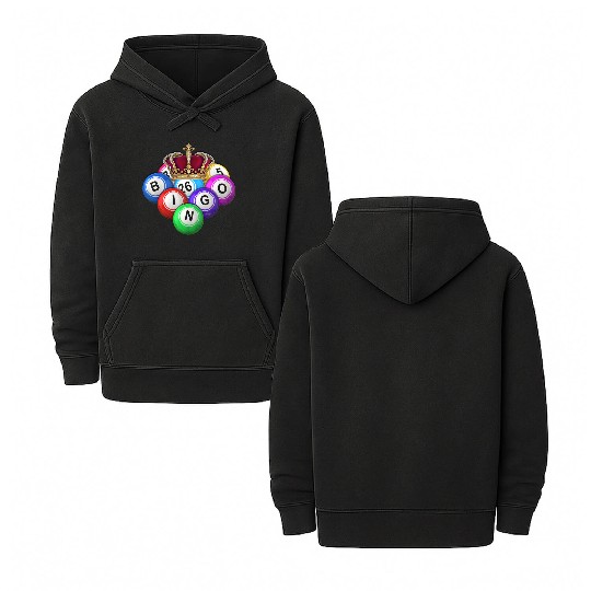Bingo King Balls 2 Double Sided Mineral Wash Hoodies