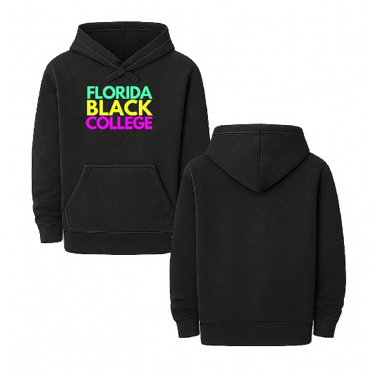 Sky-Marie Black College (Daughters Edition) Double Sided Mineral Wash Hoodies