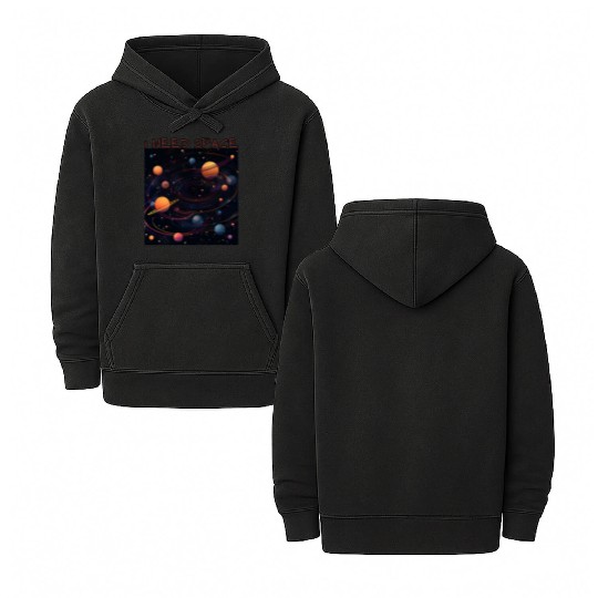 i need space, planets constellation Double Sided Mineral Wash Hoodies