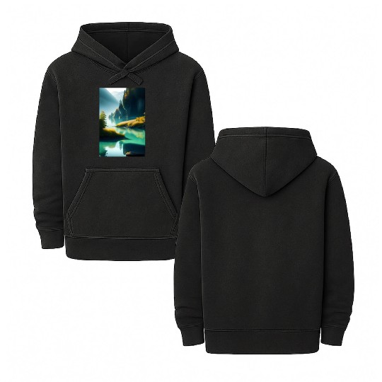 Mother earth Double Sided Mineral Wash Hoodies