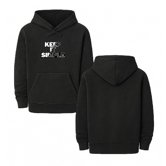 keep it simple Double Sided Mineral Wash Hoodies
