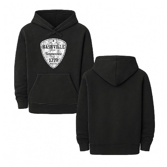 Nashville Tennessee Usa Music City Country Music V Double Sided Mineral Wash Hoodies