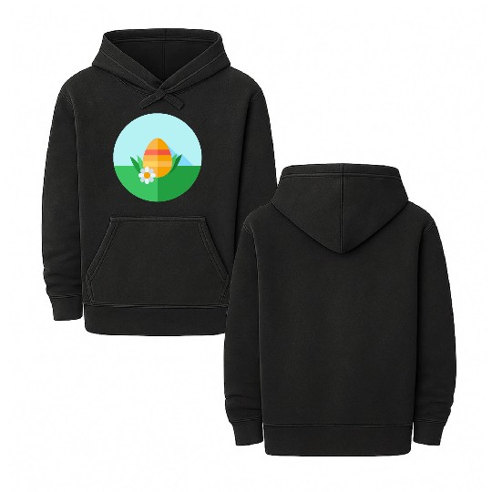 Easter Egg Double Sided Mineral Wash Hoodies