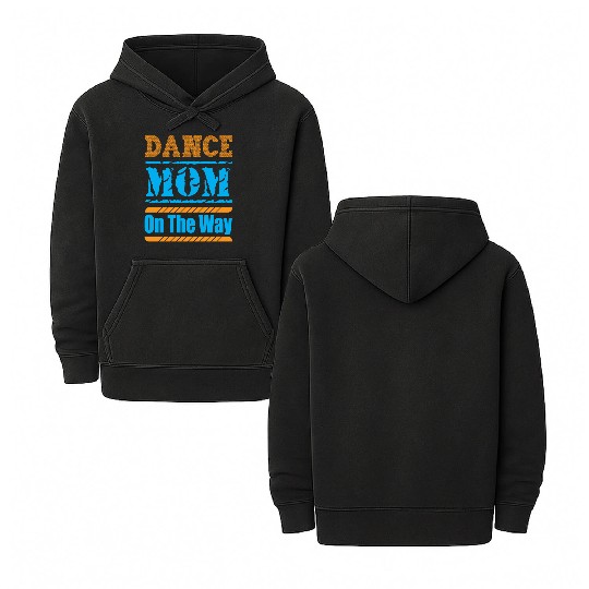 Dance Mom On The Way Double Sided Mineral Wash Hoodies