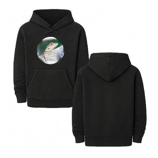 Life in a Bubble Collection - Leaping Lizards! Double Sided Mineral Wash Hoodies