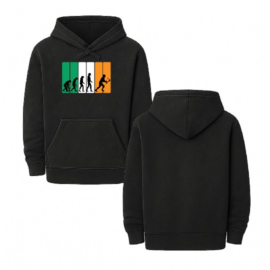 The Evolution of Hurling Double Sided Mineral Wash Hoodies