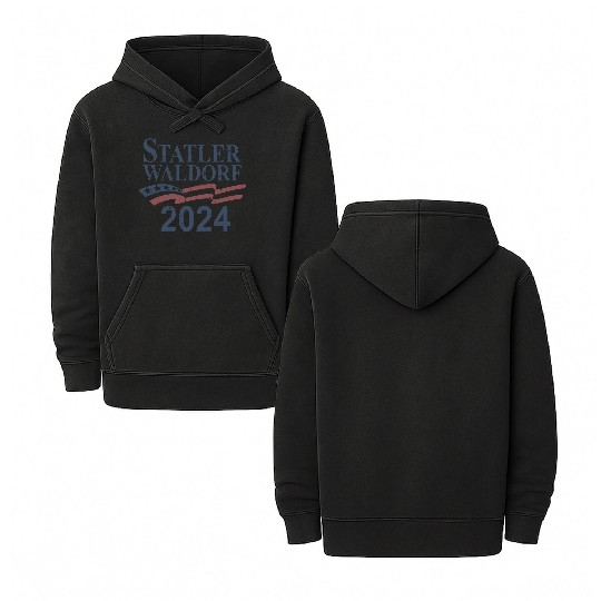 Statler and Waldorf Double Sided Mineral Wash Hoodies