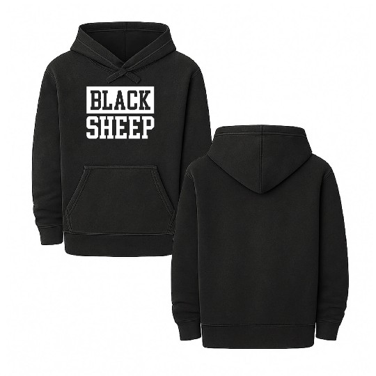 Black Sheep Double Sided Mineral Wash Hoodies