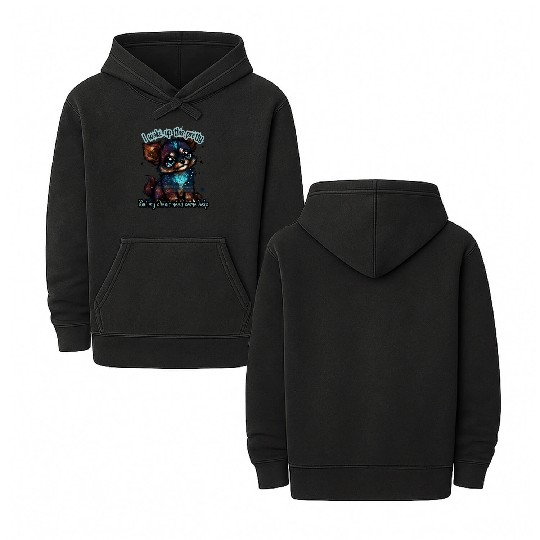 I wake up this pretty -- Gift for dog groomer Double Sided Mineral Wash Hoodies
