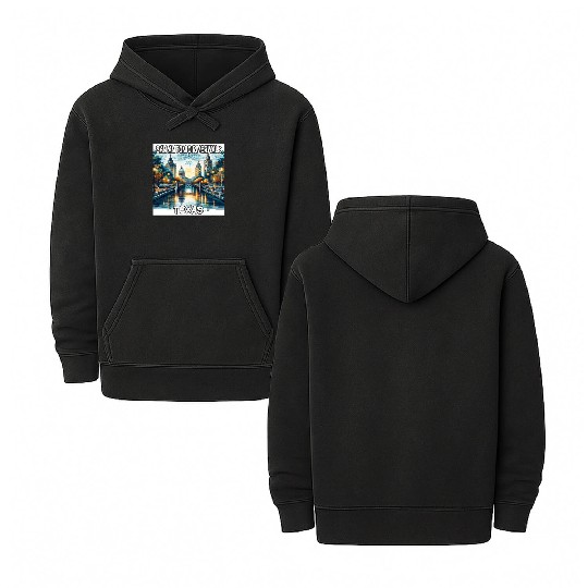 San Antonio Riverwalk Double Sided Mineral Wash Hoodies