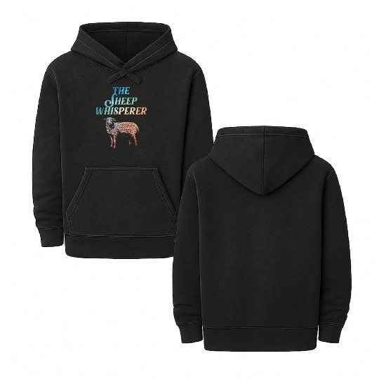 Sheep Art For Lamb Farmer Animal Sheep Lover Double Sided Mineral Wash Hoodies