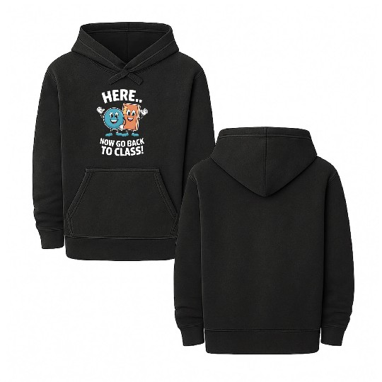 Here Now Go Back To Class School Nurse Medical Double Sided Mineral Wash Hoodies