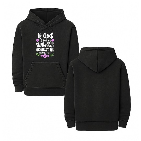 Christian Bible Verse Religious Double Sided Mineral Wash Hoodies