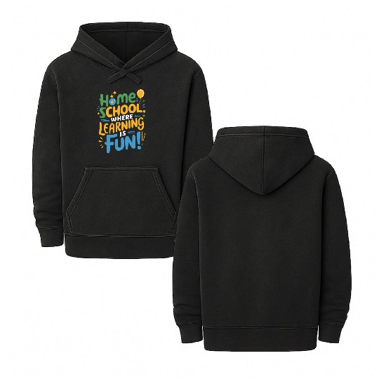 Embrace The Homeschool Journey With Your Double Sided Mineral Wash Hoodies