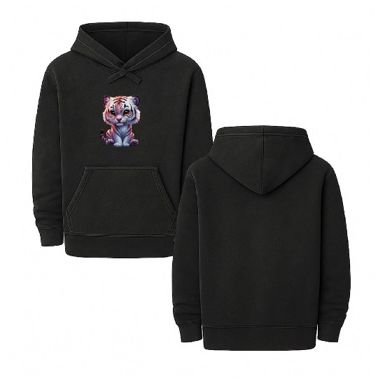 Baby Tiger Double Sided Mineral Wash Hoodies