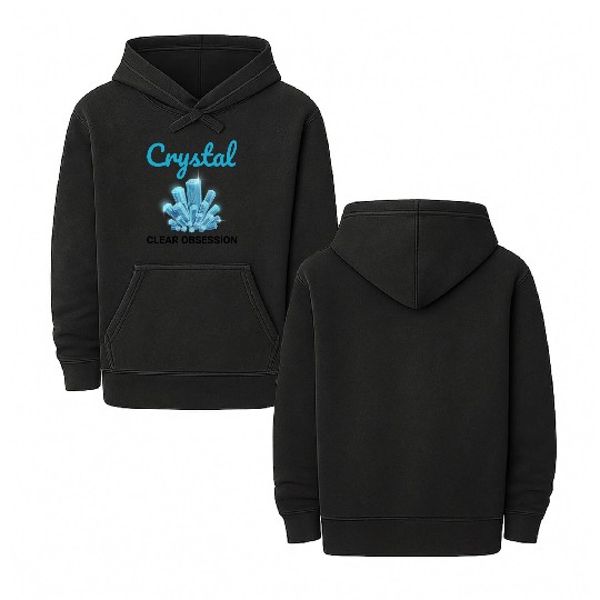 Crystal Collecting Rock Hunting Mineral Collector Double Sided Mineral Wash Hoodies