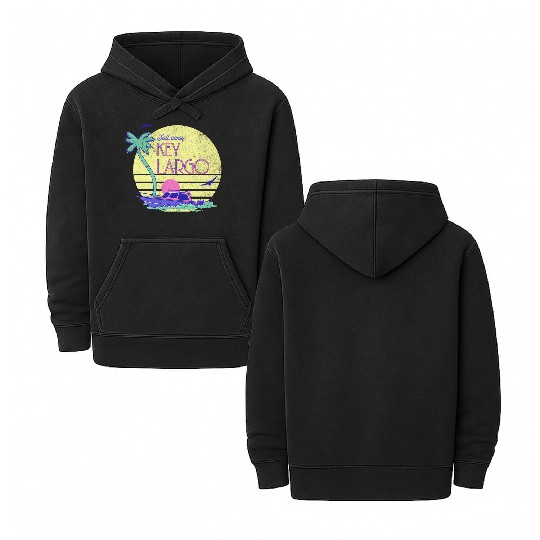 Sail Away Yacht Rock Key Largo Boating Double Sided Mineral Wash Hoodies